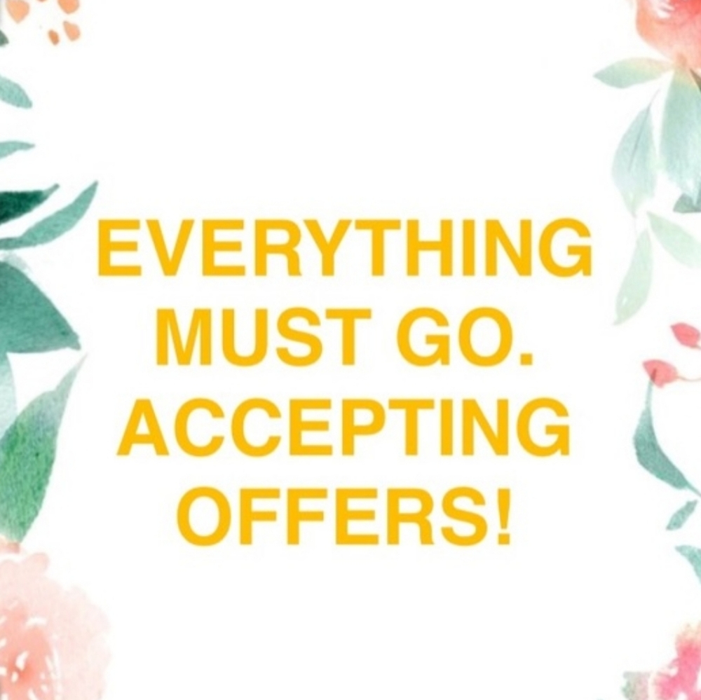 Now accepting good offers.